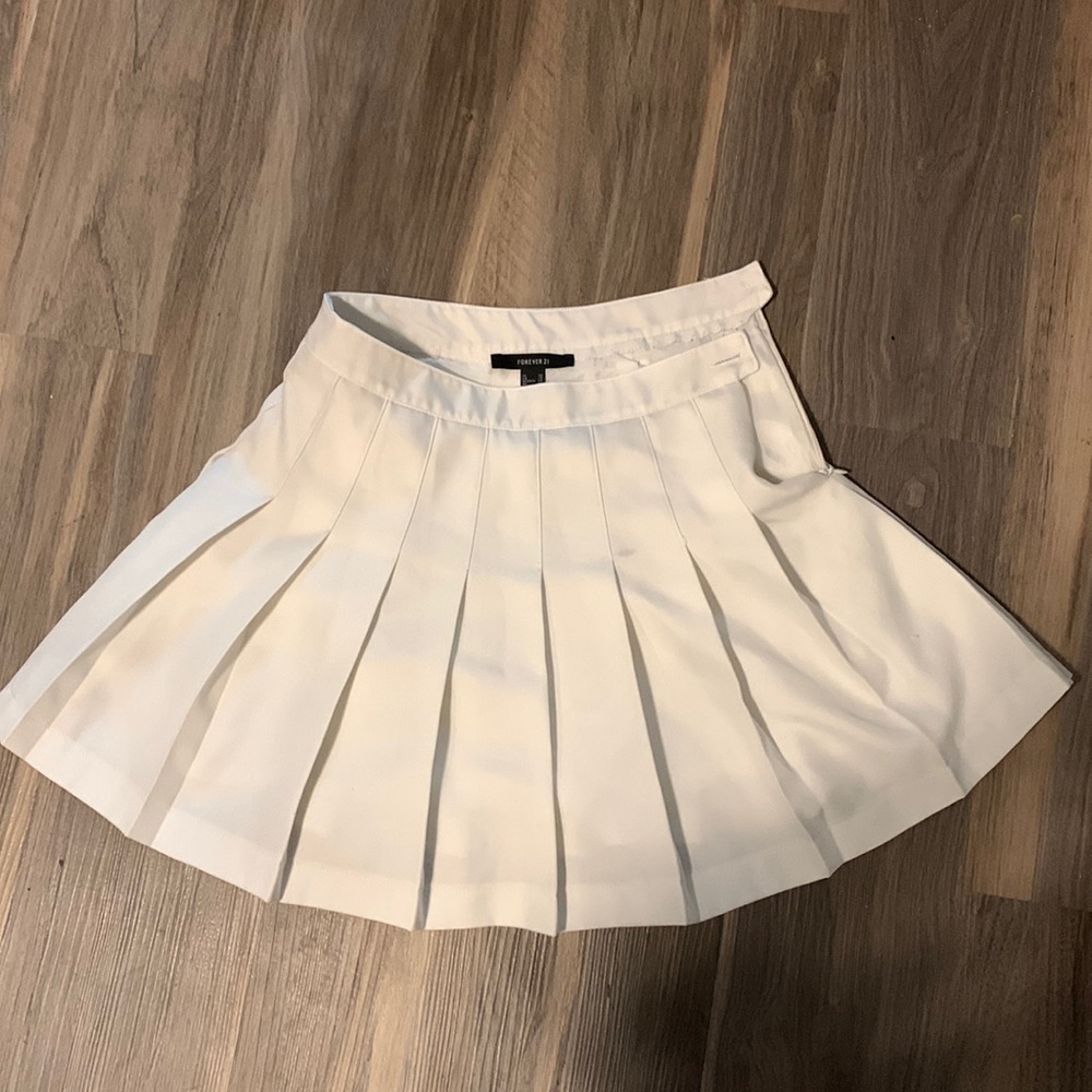 White XS forever 21 tennis skirt